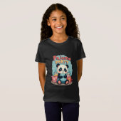 Kawaii Panda Pajama Party Cosy Sleepover Ästhetik T-Shirt (Vorne ganz)