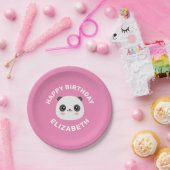 Kawaii Panda Pappteller (Party)
