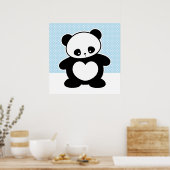 Kawaii Panda Poster (Küche)