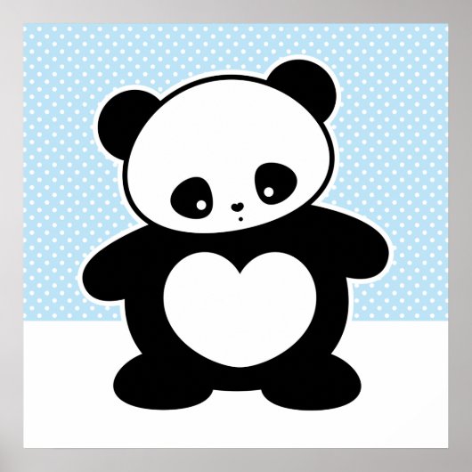 Kawaii Panda Poster (Vorne)