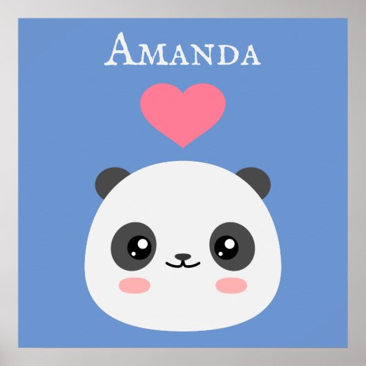 Kawaii Panda Poster (Vorne)