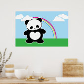 Kawaii Panda Poster (Küche)