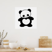 Kawaii Panda Poster (Küche)