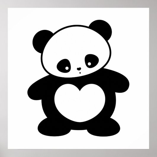 Kawaii Panda Poster (Vorne)