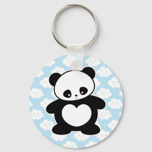 Kawaii panda schlüsselanhänger