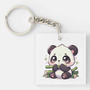 Kawaii-Panda-Schlüsselanhänger Schlüsselanhänger