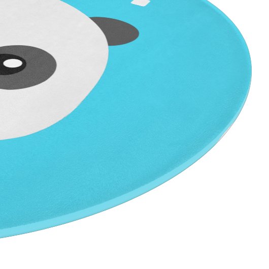 Kawaii Panda Schneidebrett (Ecke)
