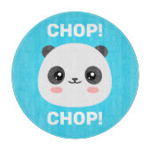Kawaii Panda Schneidebrett (Vorderseite)
