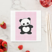 Kawaii Panda Serviette (Beispiel)