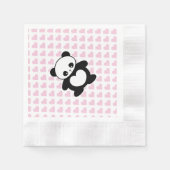 Kawaii Panda Serviette (Vorderseite)