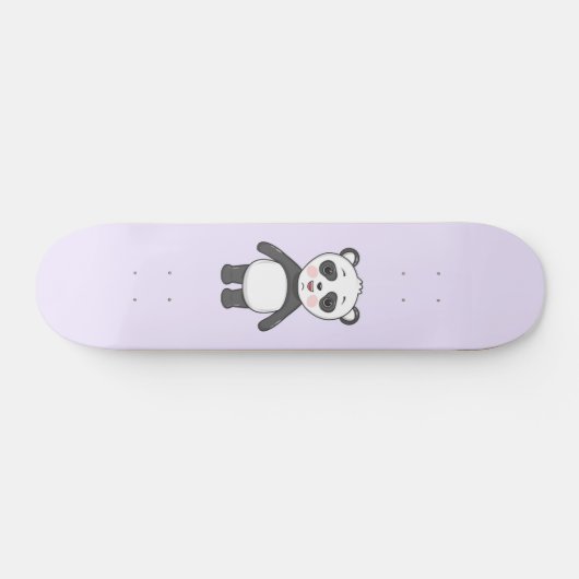 Kawaii Panda Skateboard (Horizontal)