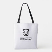 Kawaii Panda Tasche (Rückseite)