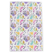 Kawaii Panda & Tiger Bubble Tee Kinder Mittlere Geschenktüte (Vorderseite)