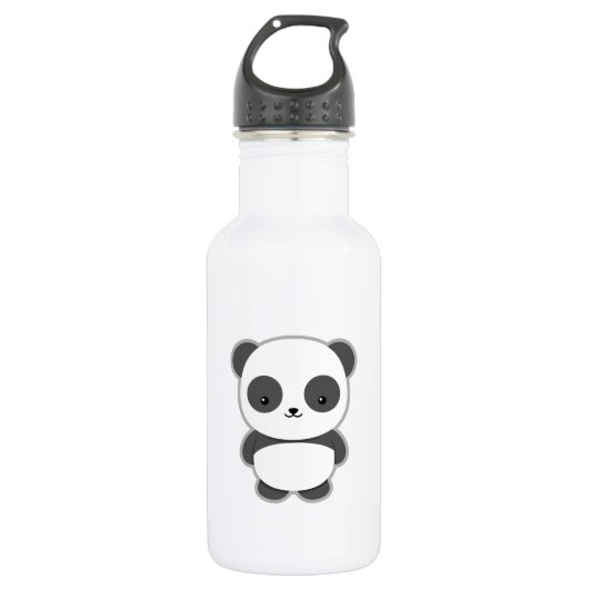 Kawaii Panda Trinkflasche (Vorderseite)