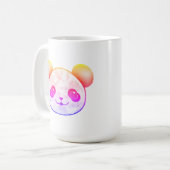 Kawaii Panda Zeichne farbenfroh Kaffeetasse (Vorderseite Links)