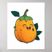 Kawaii Papaya Poster (Vorne)