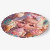 Kawaii Pappteller (Schrägansicht)