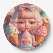 Kawaii Pappteller (Vorderseite)