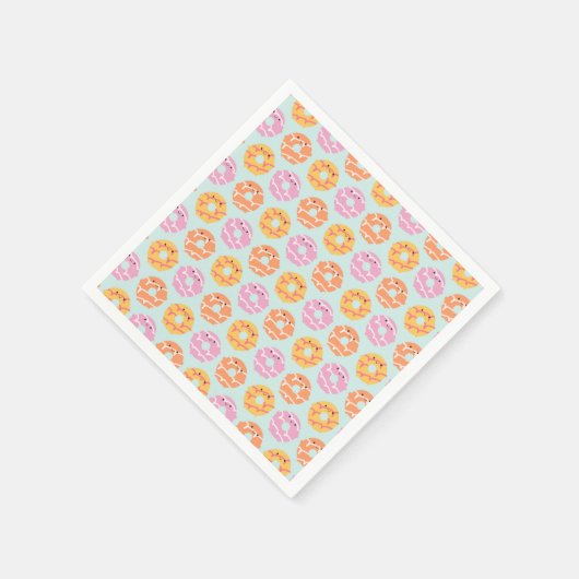 Kawaii Party Rings Biscuits Serviette (Ecke)