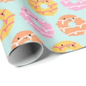 Kawaii Party schellt Kekse Geschenkpapier (Rolleneckpunkt)