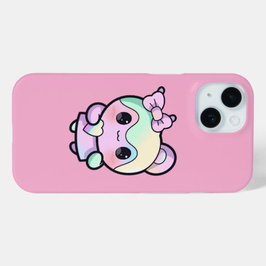 Kawaii Pastel Bear Niedliches Ästhetik Tier Case-Mate iPhone Hülle (Rückseite (Horizontal))
