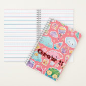 "Kawaii Pastel Bliss: Spiral-Notebook Notizblock (Innen)