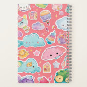 "Kawaii Pastel Bliss: Spiral-Notebook Notizblock (Rückseite)