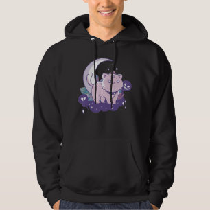 Kawaii Pastel Color Gothic Cute Goth Cat Hoodie