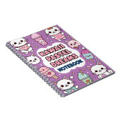 Kawaii Pastel Dreams Notebook Notizblock (Rechte Seite)