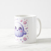 Kawaii Pastel Ghost Tasse - Niedlicher Halloween C (VorderseiteRechts)