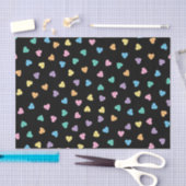 Kawaii Pastel Goth Candy Hearts Seidenpapier (Handwerk)