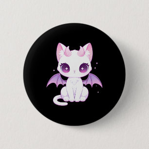 Kawaii Pastel Goth Creepy Niedlich Witchy Demon Wi Button