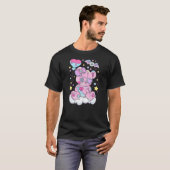 Kawaii Pastel Goth Cute Scary Bear T-Shirt (Vorne ganz)
