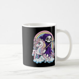 Kawaii Pastel Goth Niedlich Halloween Grim Sensenm Kaffeetasse