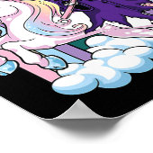 Kawaii Pastel Goth Niedlich Halloween Grim Sensenm Poster (Ecke)