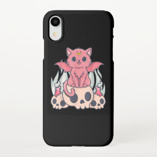 Kawaii Pastel Goth Niedliche Creepy Demon Cat and  iPhone Hülle