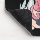 Kawaii Pastel Goth Niedliche Creepy Demon Cat and  Mousepad (Ecke)