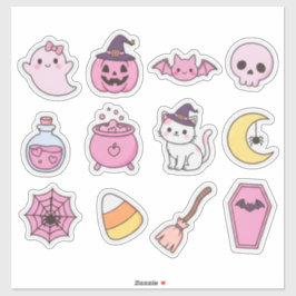 Kawaii Pastel Halloween Magic Sticker Pack