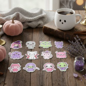 Kawaii Pastel Monster Mash Sticker Pack