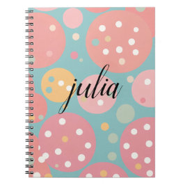 Kawaii Pastel Polka Dot Notebook Notizblock