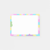 Kawaii Pastel Retro Sunburst Aesthetic  Post-it Klebezettel (Vorderseite)