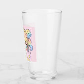 Kawaii Pastel Star Girl Portrait Glas (Links)