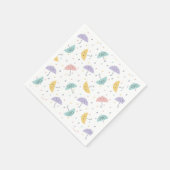 Kawaii Pastel Umbrella Pattern Napkins Serviette (Ecke)