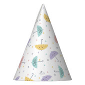 Kawaii Pastel Umbrella Pattern Party Hat Partyhütchen (Links)