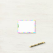 Kawaii Pastell Retro-Sonnenstrahl-Ästhetik Post-it Klebezettel (Auf Schreibtisch)
