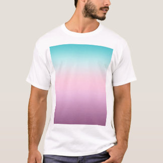 Kawaii Pastellrosa und blaues Ober T-Shirt