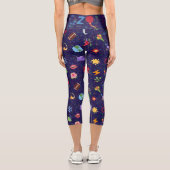  kawaii pattern  capri leggings (Rückseite)