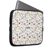 Kawaii Pattern individuelle Laptop-Ärmel Laptopschutzhülle (Vorne Rechts)