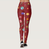  kawaii pattern  leggings (Rückseite)