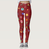  kawaii pattern  leggings (Vorderseite)